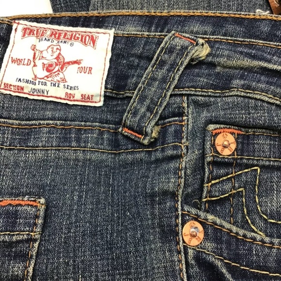 True Religion Johnny Jeans Dark Dusty NWT Sz 32 - Picture 9 of 13